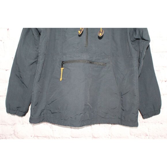 L.L. Bean Mountain Classic Insulated Anorak Hooded Nylon Black Size M - Picture 4 of 10